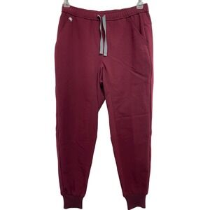 FIGS Technical Collection Jogger Scrub Pants Maroon Women's Size Small (L14)